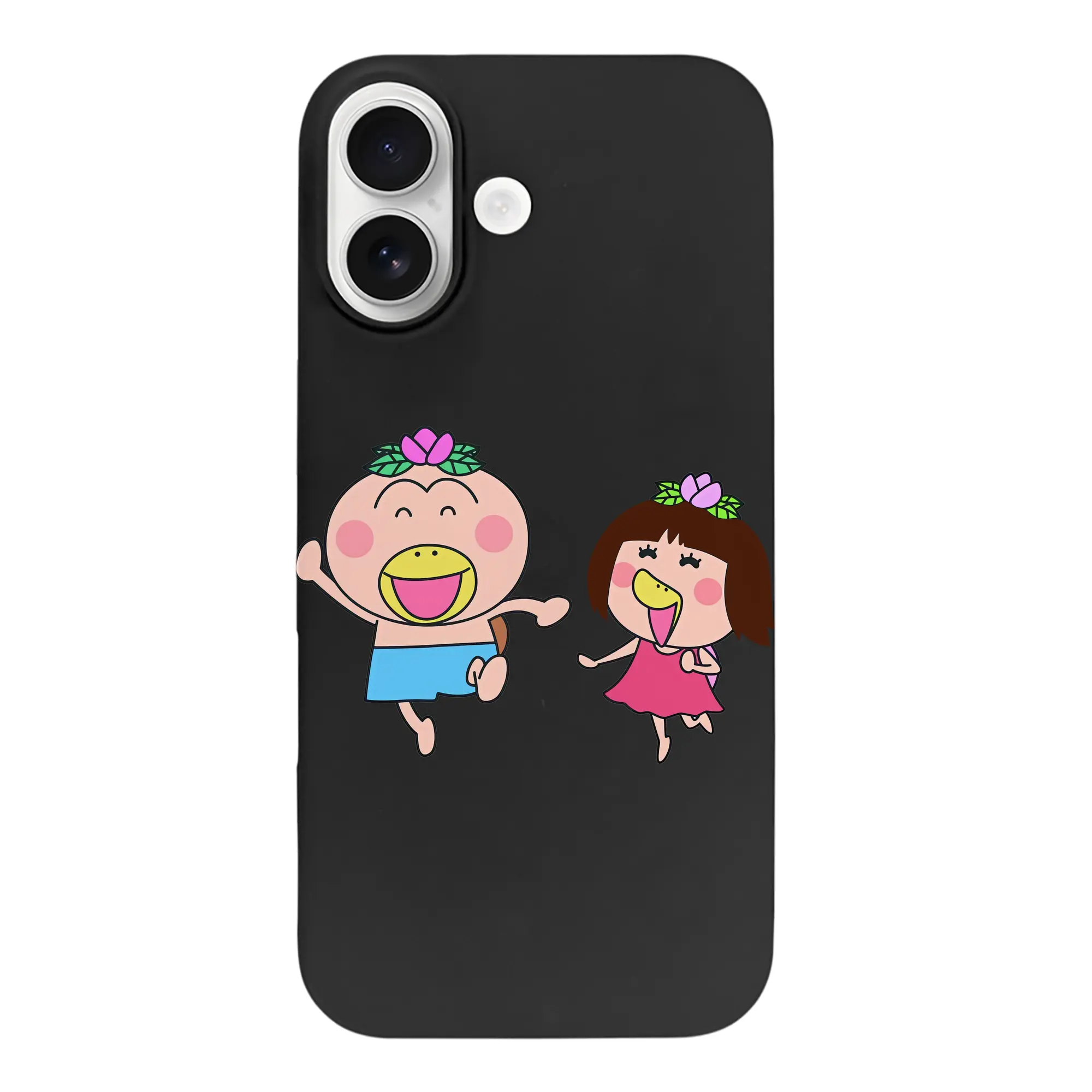 はなかっぱ グッズ,ももかっぱちゃん - iPhone 17 シリーズ シリコンケース 薄型 耐衝撃 指紋防止 ソフトタッチカバー 精密フィット 傷防止 保護ケース iPhone 17/17 Air/17 Pro/17 Pro Max 対応